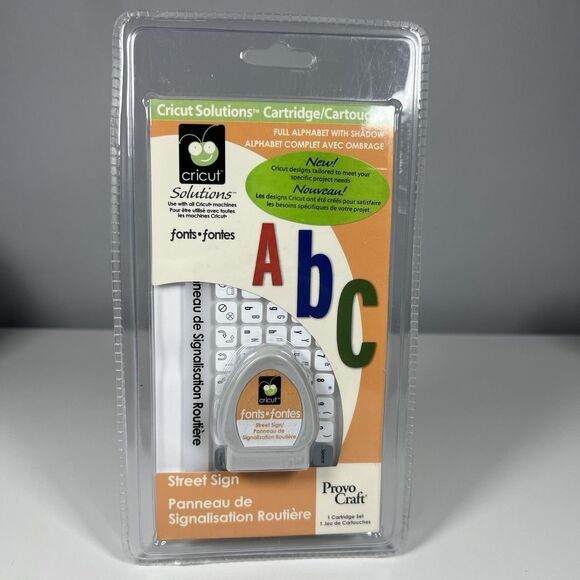 Cricut Other - Cricut Street Sign Cartridge Up to 200 Images Brand New And Sealed!